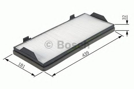 фото Bosch 1 987 431 168 Фильтр салона стандарт Bosch 1 987 431 168 Фильтр салона стандарт