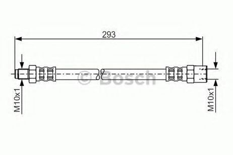фото Bosch 1 987 481 160 Тормозной шланг Bosch 1 987 481 160 Тормозной шланг