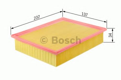 фото Bosch F026400101 Фильтр воздушный Bosch F026400101 Фильтр воздушный
