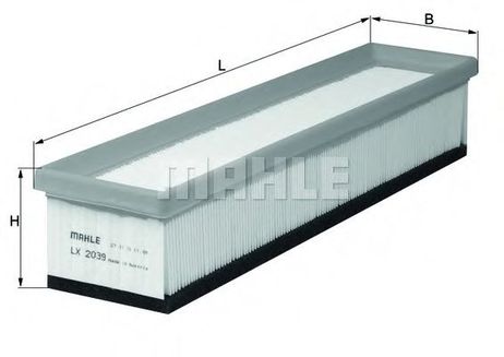 фото Knecht LX 2039 Фильтр воздушный Knecht LX 2039 Фильтр воздушный