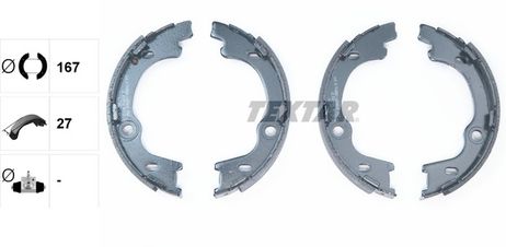 фото Textar 91068100 Колодки тормозные барабанные | зад | Textar 91068100 Колодки тормозные барабанные | зад |