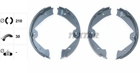 фото Textar 91074700 Колодки тормозные барабанные | зад | Textar 91074700 Колодки тормозные барабанные | зад |
