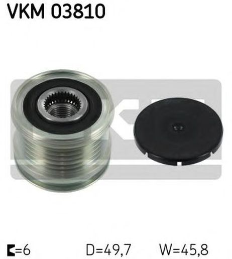 фото SKF VKM 03810 Механизм свободного хода генератора SKF VKM 03810 Механизм свободного хода генератора