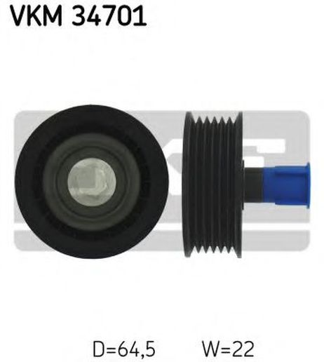 фото SKF VKM 34701 Ролик обводной приводного ремня SKF VKM 34701 Ролик обводной приводного ремня