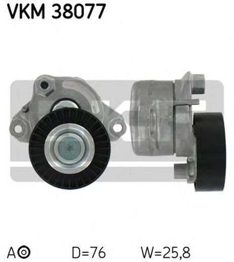 фото SKF VKM 38077 Ролик натяжной приводного ремня SKF VKM 38077 Ролик натяжной приводного ремня