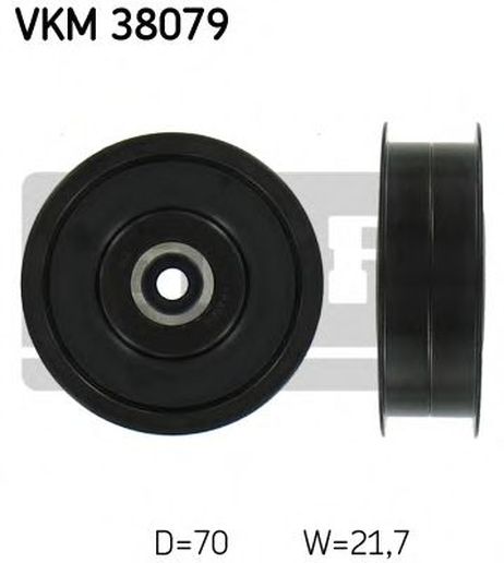 фото SKF VKM 38079 Ролик обводной навесного оборудования SKF VKM 38079 Ролик обводной навесного оборудования