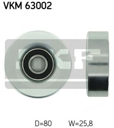 фото SKF VKM 63002 Ролик натяжной навесного оборудования SKF VKM 63002 Ролик натяжной навесного оборудования