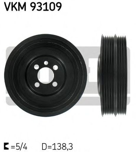 фото SKF VKM 93109 Снят с производства Ременный шкив, коленчатый вал SKF VKM 93109 Снят с производства Ременный шкив, коленчатый вал
