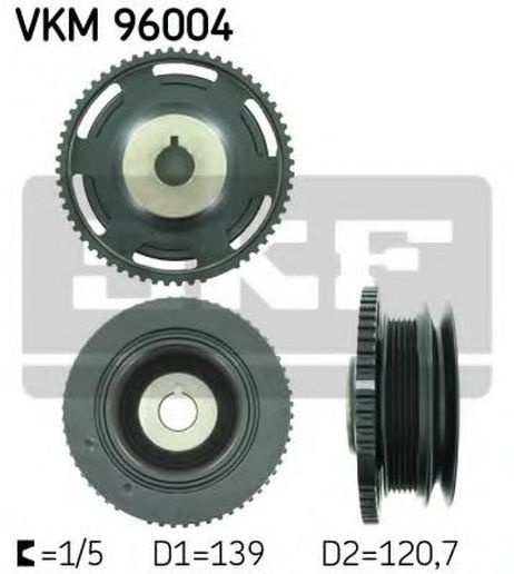 фото SKF VKM 96004 Шкив ременной коленчатого вала SKF VKM 96004 Шкив ременной коленчатого вала