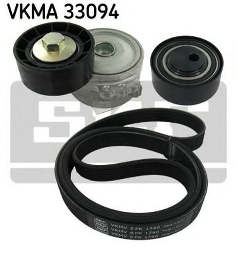 фото SKF VKMA 33094 Комплект поликлинового ремня SKF VKMA 33094 Комплект поликлинового ремня