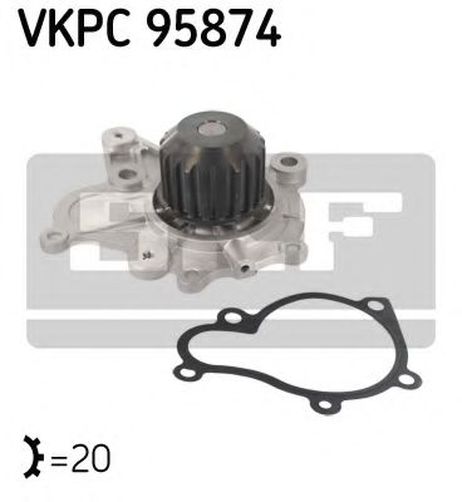 фото SKF VKPC 95874 Насос водяной SKF VKPC 95874 Насос водяной