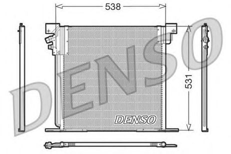 фото Denso DCN17030 Радиатор кондиционера Denso DCN17030 Радиатор кондиционера