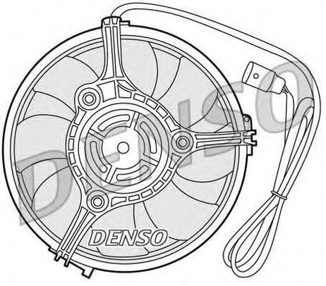 фото Denso DER02001 Вентилятор охлаждения двигателя Denso DER02001 Вентилятор охлаждения двигателя