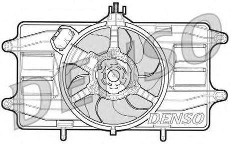 фото Denso DER09020 Вентилятор, охлаждение двигателя Denso DER09020 Вентилятор, охлаждение двигателя