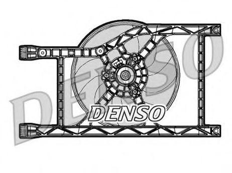 Denso DER09047 Вентилятор, охлаждение двигателя