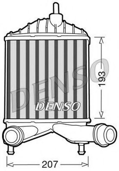 фото Denso DIT09101 Снят с производства Интеркулер Denso DIT09101 Снят с производства Интеркулер