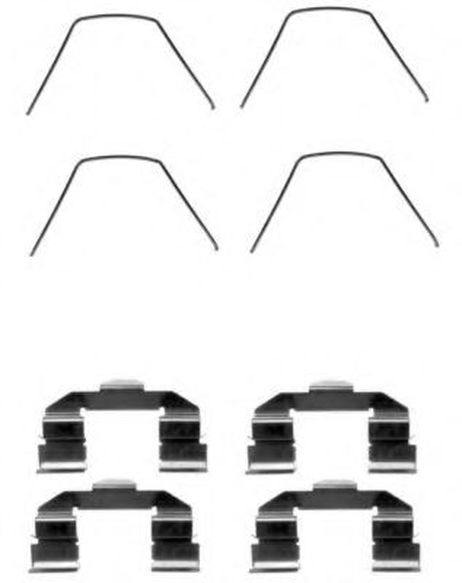 фото Mintex MBA1607 Комплектующие, колодки дискового тормоза Mintex MBA1607 Комплектующие, колодки дискового тормоза