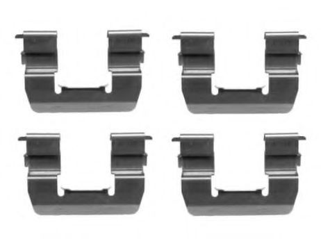 фото Mintex MBA1668 Комплектующие, колодки дискового тормоза Mintex MBA1668 Комплектующие, колодки дискового тормоза