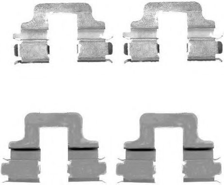 фото Mintex MBA1731 Комплектующие, колодки дискового тормоза Mintex MBA1731 Комплектующие, колодки дискового тормоза