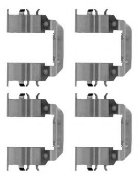 фото Mintex MBA1782 Комплектующие, колодки дискового тормоза Mintex MBA1782 Комплектующие, колодки дискового тормоза
