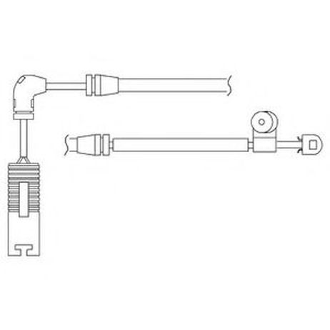 фото Delphi LZ0180 Контрольный контакт, контроль слоя тормозных колодок Delphi LZ0180 Контрольный контакт, контроль слоя тормозных колодок