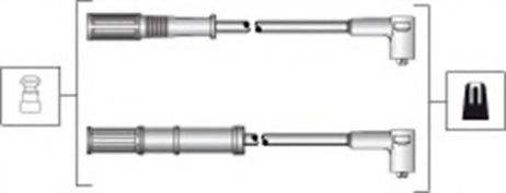 Magneti Marelli 941318111301 Комплект проводов зажигания