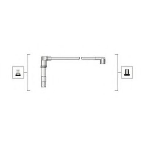 фото Magneti Marelli 941319170081 Комплект проводов зажигания Magneti Marelli 941319170081 Комплект проводов зажигания