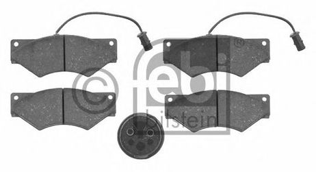 фото Febi 16600 Комплект тормозных колодок, дисковый тормоз | перед | Febi 16600 Комплект тормозных колодок, дисковый тормоз | перед |