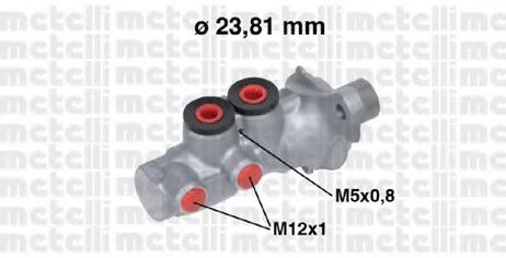 фото Metelli 05-0695 Главный тормозной цилиндр Metelli 05-0695 Главный тормозной цилиндр