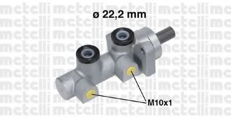 фото Metelli 05-0722 Главный тормозной цилиндр Metelli 05-0722 Главный тормозной цилиндр