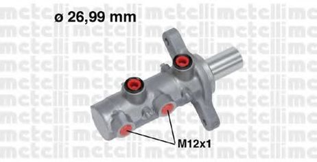 фото Metelli 05-0729 Главный тормозной цилиндр Metelli 05-0729 Главный тормозной цилиндр