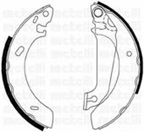 фото Metelli 53-0120 Колодки тормозные барабанные Metelli 53-0120 Колодки тормозные барабанные