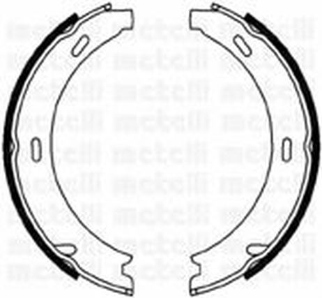 фото Metelli 53-0233 Комплект тормозных колодок, стояночная тормозная система Metelli 53-0233 Комплект тормозных колодок, стояночная тормозная система