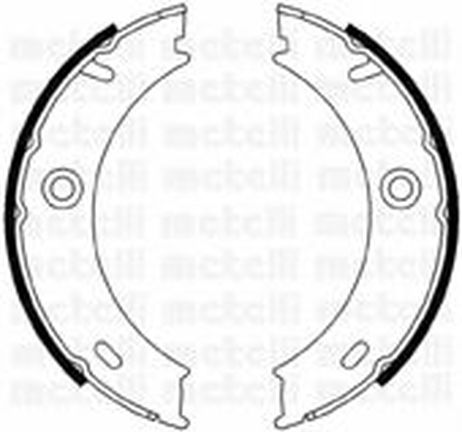 фото Metelli 53-0240 Комплект тормозных колодок, стояночная тормозная система Metelli 53-0240 Комплект тормозных колодок, стояночная тормозная система