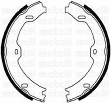 фото Metelli 53-0243 Комплект тормозных колодок, стояночная тормозная система Metelli 53-0243 Комплект тормозных колодок, стояночная тормозная система