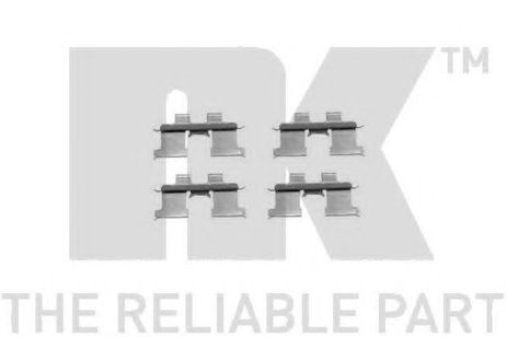 фото NK 7934667 Комплектующие, колодки дискового тормоза NK 7934667 Комплектующие, колодки дискового тормоза