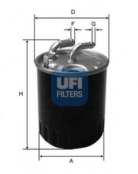 фото Ufi 24.077.00 Фильтр топливный Ufi 24.077.00 Фильтр топливный