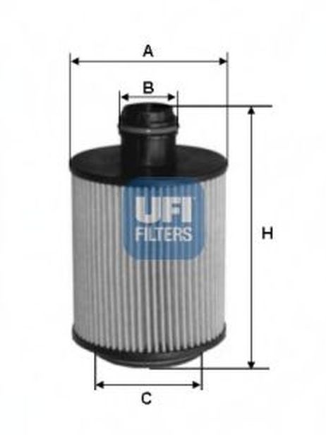 фото Ufi 25.061.00 Фильтр масляный вставка Ufi 25.061.00 Фильтр масляный вставка