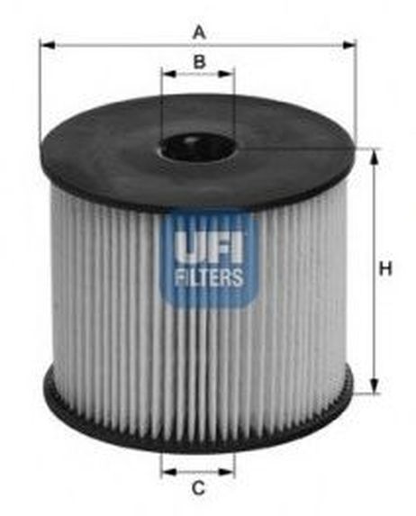 фото Ufi 26.054.00 Фильтр топливный Ufi 26.054.00 Фильтр топливный