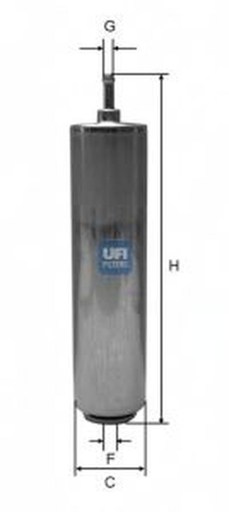 фото Ufi 31.852.00 Фильтр топливный Ufi 31.852.00 Фильтр топливный