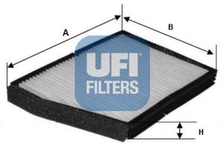 фото Ufi 53.138.00 Фильтр, воздух во внутренном пространстве Ufi 53.138.00 Фильтр, воздух во внутренном пространстве