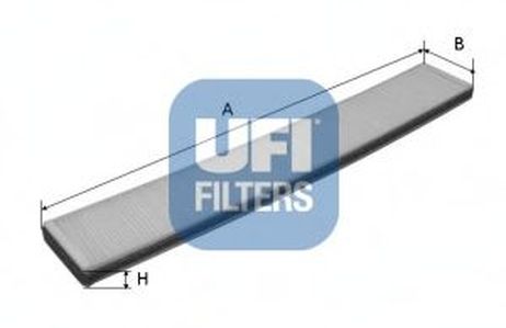 фото Ufi 53.158.00 Фильтр, воздух во внутренном пространстве Ufi 53.158.00 Фильтр, воздух во внутренном пространстве