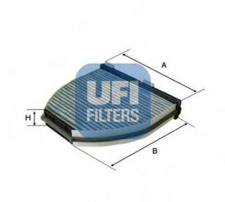 фото Ufi 54.163.00 Фильтр, воздух во внутренном пространстве Ufi 54.163.00 Фильтр, воздух во внутренном пространстве