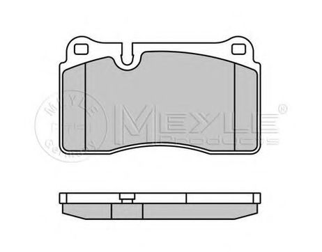 фото Meyle 025 240 9817 Колодки тормозные дисковые | перед | Meyle 025 240 9817 Колодки тормозные дисковые | перед |
