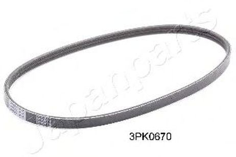 фото Japanparts DV-3PK0670 Ремень поликлиновой Japanparts DV-3PK0670 Ремень поликлиновой