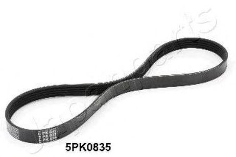 фото Japanparts DV-5PK0835 Ремень поликлиновой Japanparts DV-5PK0835 Ремень поликлиновой