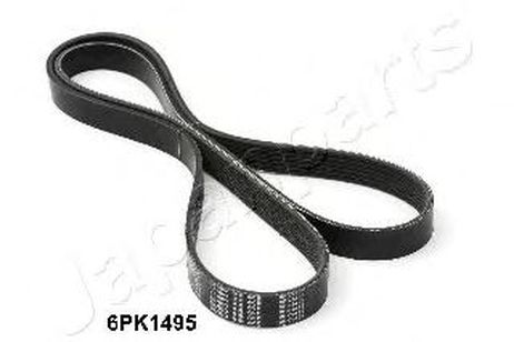 фото Japanparts DV-6PK1495 Ремень поликлиновой Japanparts DV-6PK1495 Ремень поликлиновой