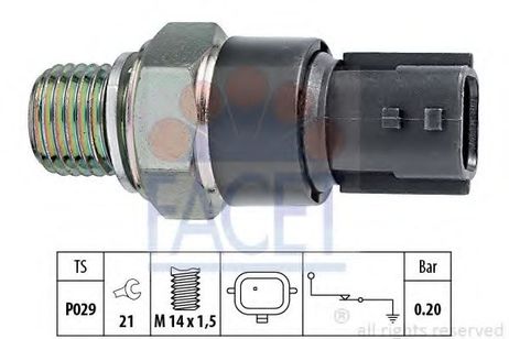 фото Facet 7.0189 Датчик давления масла Facet 7.0189 Датчик давления масла