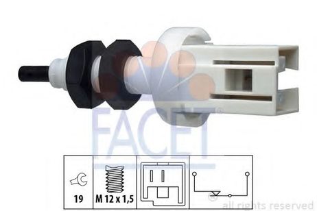 фото Facet 7.1250 Выключатель фонаря сигнала торможения Facet 7.1250 Выключатель фонаря сигнала торможения