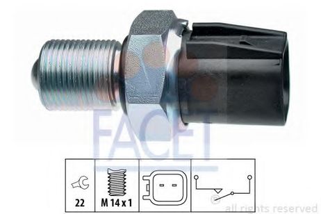 фото Facet 7.6265 Выключатель, фара заднего хода Facet 7.6265 Выключатель, фара заднего хода